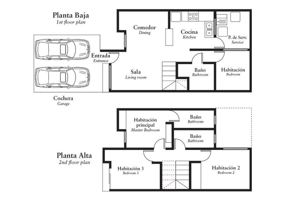 Сasa de vacaciones Modern Gated Townhouse 5 Min From Plaza Altozano